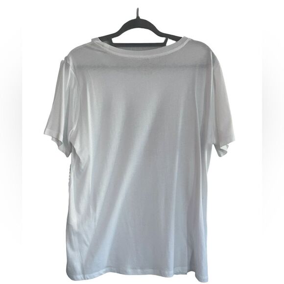 Michael Kors White Tee with Logo - Picture 3 of 9